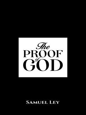 cover image of The Proof of God